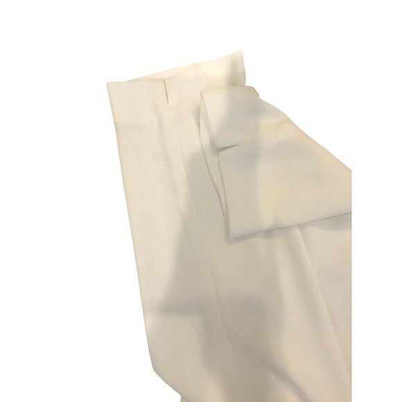 Anne Fontaine womens pants white cigarette style - Picture 7 of 11